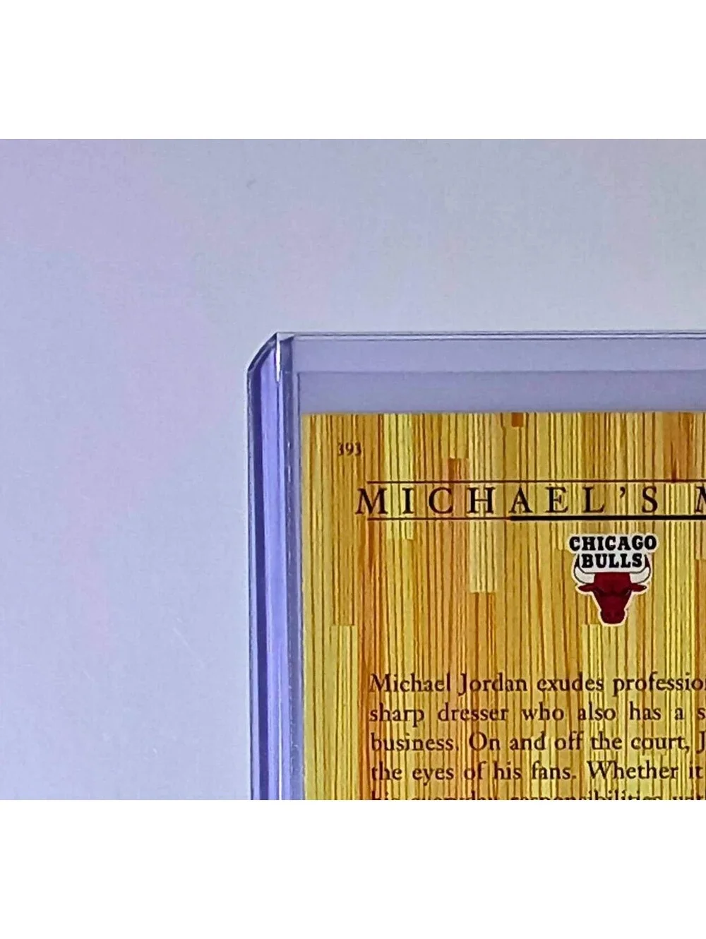 Michael Jordan 1997-98 Upper Deck Collector's Choice #393 Card Chicago Bulls